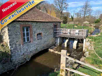 Moulin-scierie à vendre Guéret 23